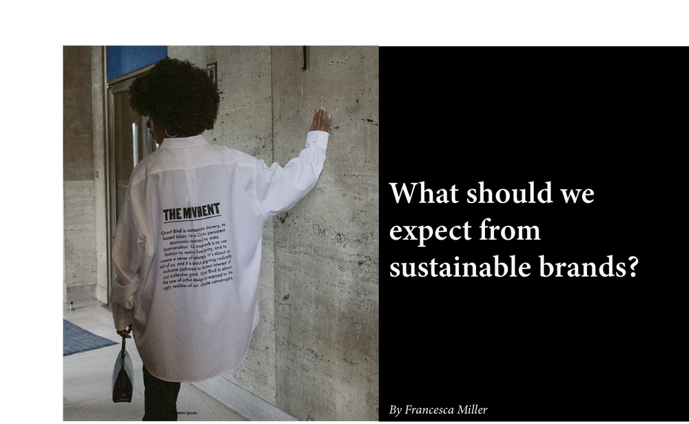 What Should We Expect From Sustainable Brands?