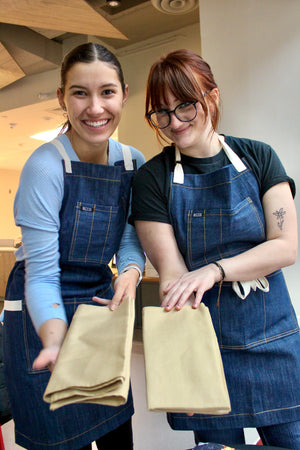 
            
                Load image into Gallery viewer, Raw Denim Apron
            
        