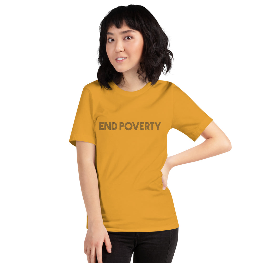 End Poverty Unisex T-shirt