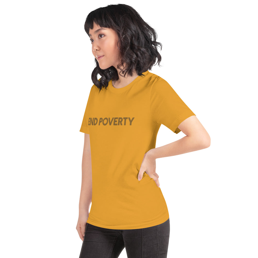 End Poverty Unisex T-shirt