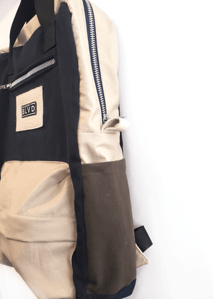
            
                Load image into Gallery viewer, Backpack - Navy, &amp;amp; Taupe
            
        
