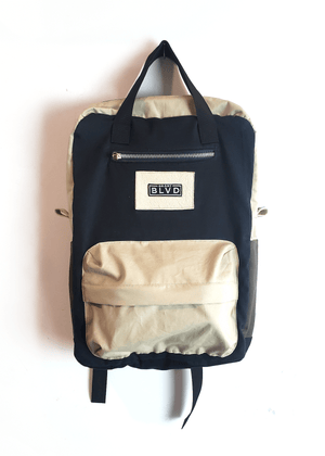 
            
                Load image into Gallery viewer, Backpack - Navy, &amp;amp; Taupe
            
        
