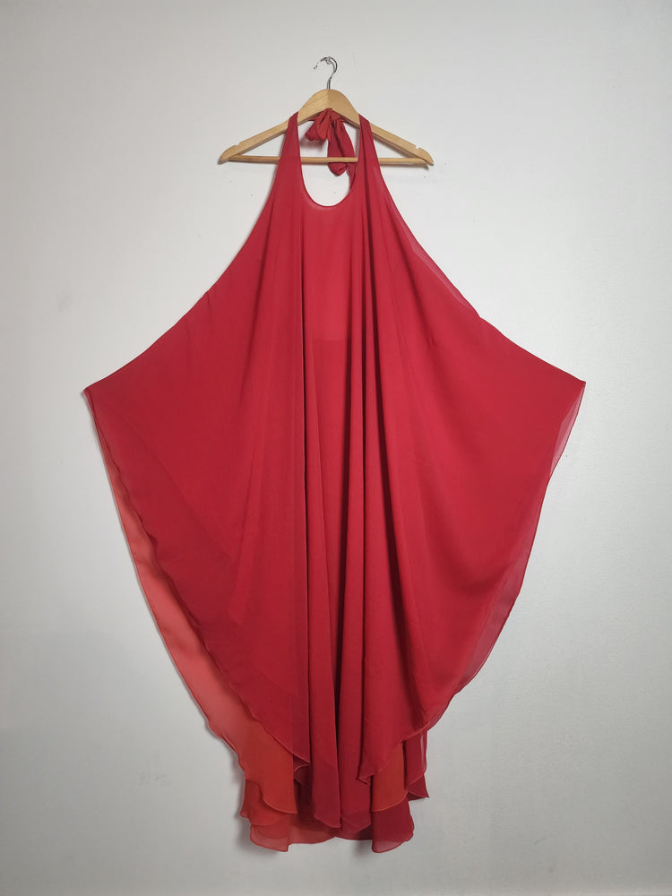 
            
                Load image into Gallery viewer, Draped Chiffon Dress - Reversible
            
        
