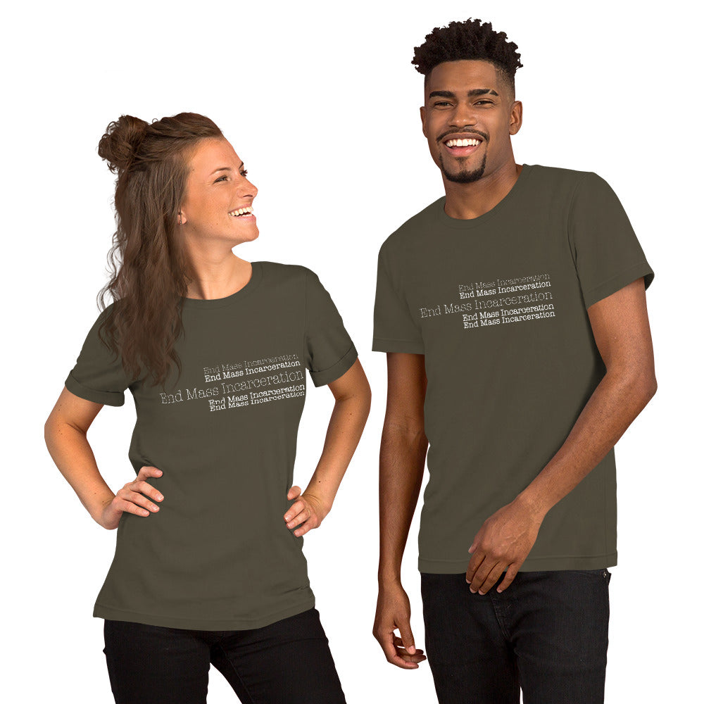 
            
                Load image into Gallery viewer, End Mass Incarceration Short-Sleeve Unisex T-Shirt
            
        