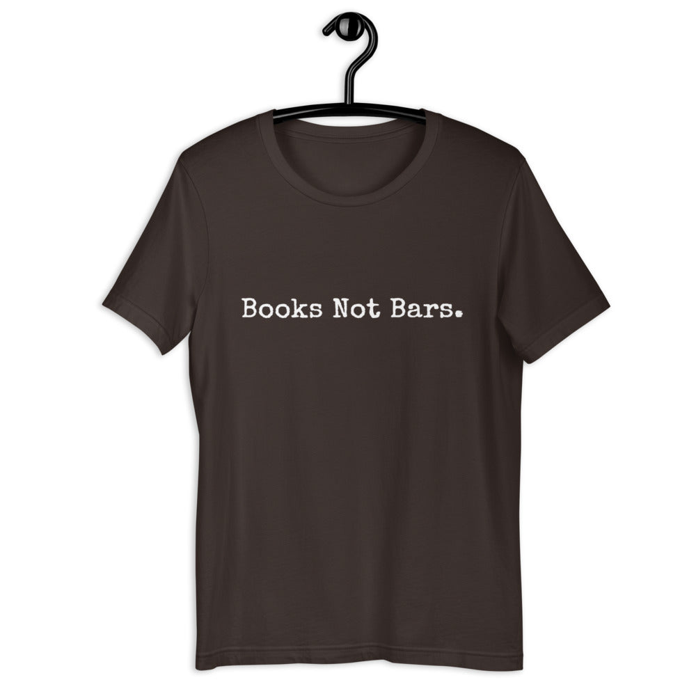 Books, Not Bars. Short-Sleeve Unisex T-Shirt