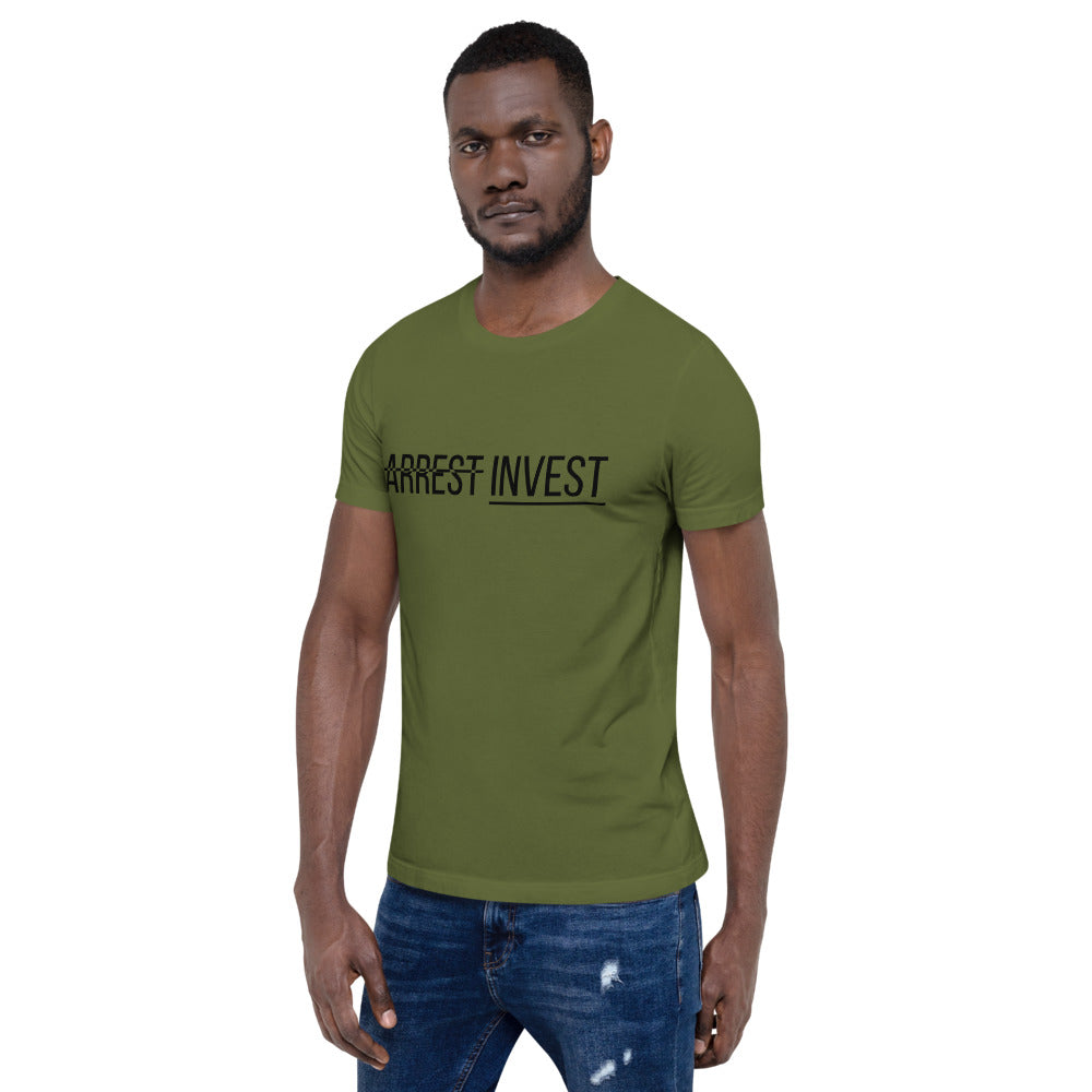 
            
                Load image into Gallery viewer, INVEST Short-Sleeve Unisex T-Shirt
            
        