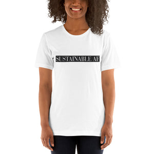 
            
                Load image into Gallery viewer, Sustainable AF Short-Sleeve Unisex T-Shirt
            
        